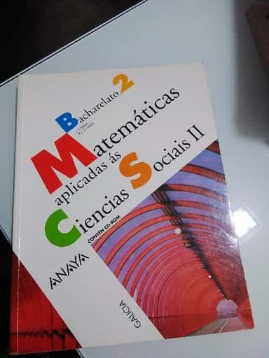 Matemáticas aplicadas ás Ciencias Sociais II.