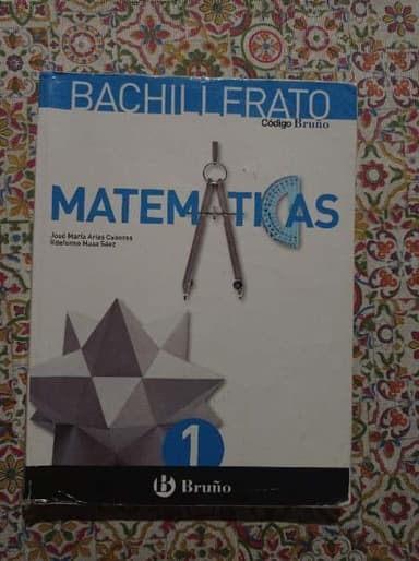 Matemáticas Ciencias 1°Bachillerato 