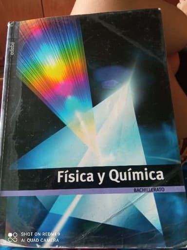 Física y química, Bachillerato