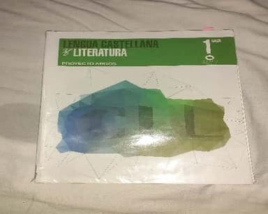Lengua castellana y literatura 1 BACH