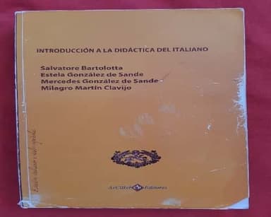 Introducción a la didáctica del italiano