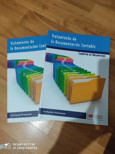 Tratamiento de la documentación contable, Formación Profesional