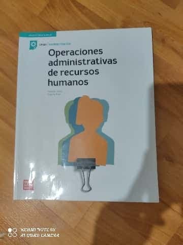 Operaciones administrativas de recursos humanos. Libro alumno
