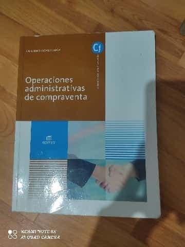 Operaciones administrativas de compraventa