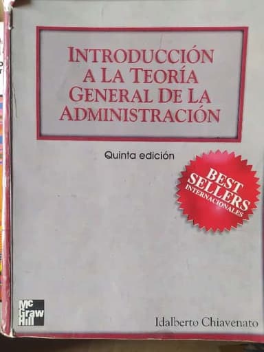 Introducción a la teoría general de la administración. - 5. ed.