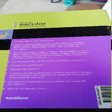 Nuevo diccionario escolar de la lengua española
