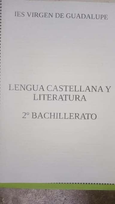 Lengua castellana y Literatura 