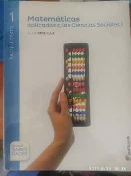 Matematicas aplicadas a las ciencias sociales I 1 bachillerato