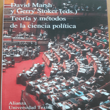 Teoría y métodos de la ciencia política