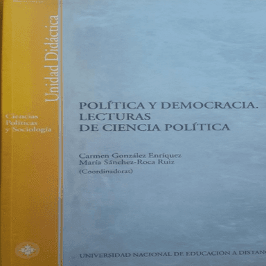 POLÍTICA Y DEMOCRACIA. LECTURAS DE CIENCIA POLÍTICA