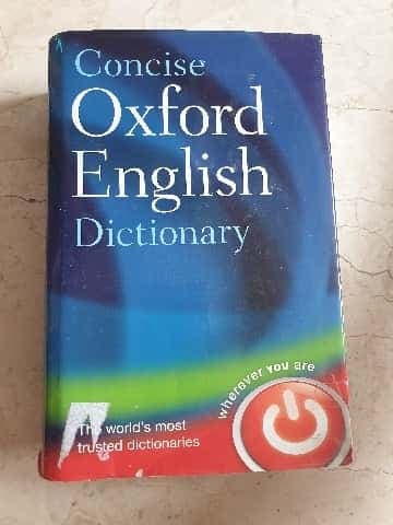 Concise Oxford English dictionary