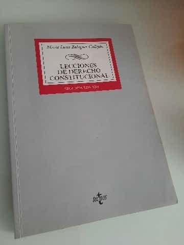 Lecciones de derecho constitucional