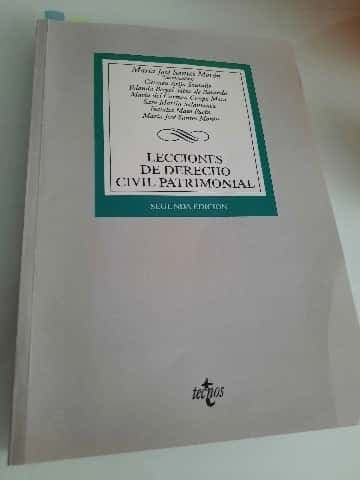Lecciones de Derecho Civil Patrimonial