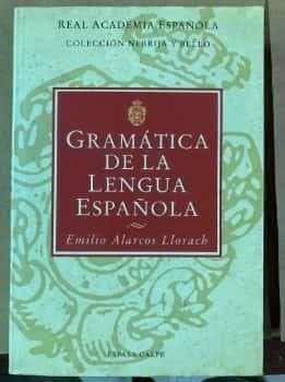 Gramática de la lengua española