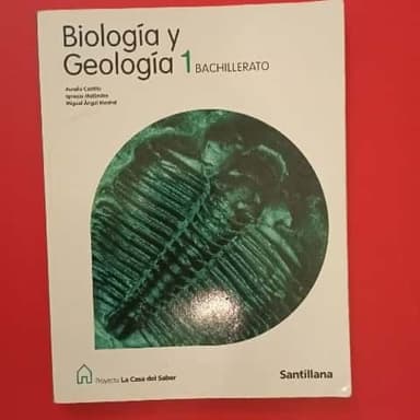 BIOLOGIA Y GEOLOGIA 1 BACHILLERATO