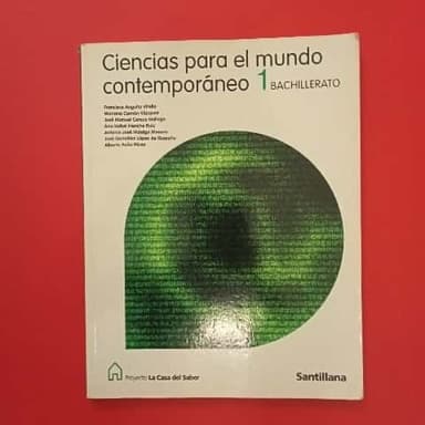 CIENCIAS PARA EL MUNDO CONTEMPORANEO 1 BACHILLERATO LA CASA DEL SABER SANTILLANA