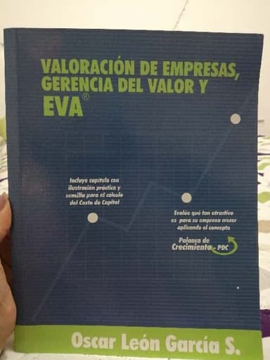 Valoración de empresas, gerencia del valor y EVA