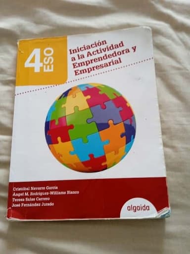 Iniciación a la actividad emprendedora y empresarial 4o ESO