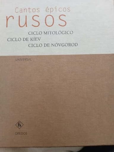 Cantos Epicos Rusos