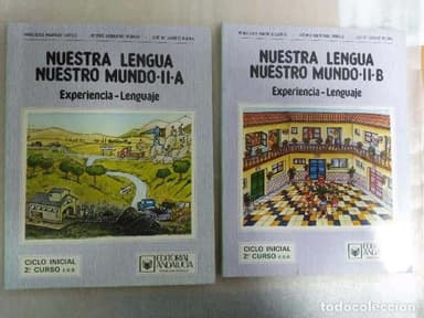 NUESTRA LENGUA NUESTRO MUNDO -2 TOMOS - 2 EGB
