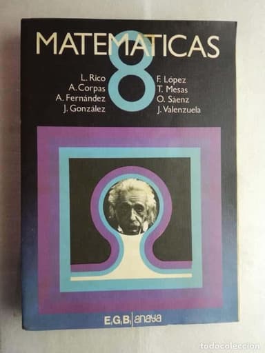 MATEMÁTICAS 8. EDUCACIÓN GENERAL BÁSICA.EGB ANAYA