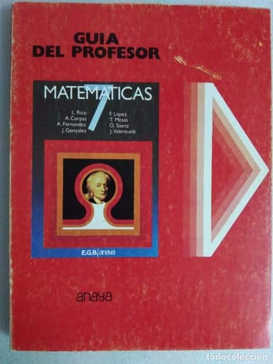 MATEMÁTICAS 7, EGB.- ANAYA- GUÍA DEL PROFESOR- RARO