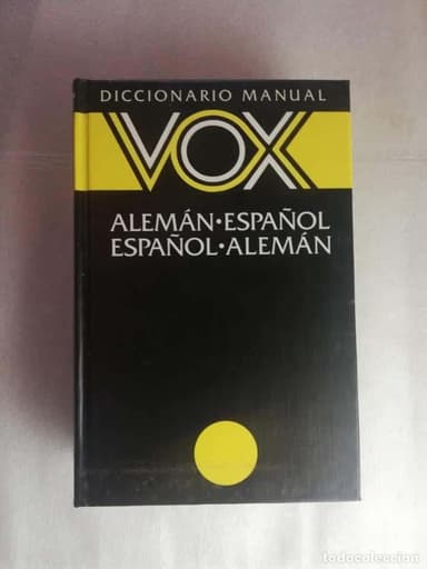 DICCIONARIO VOX - ALEMÁN-ESPAÑOL / ESPAÑOL-ALEMÁN
