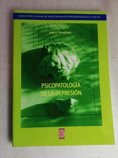 PSICOPATOLOGÍA DE LA DEPRESIÓN - JOSÉ A. PORTELLANO/UNED