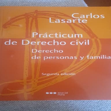 Prácticum de Derecho civil. Derecho de personas y familia