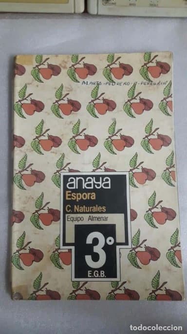 ESPORA, CIENCIAS NATURALES, 3 EGB, EQUIPO ALMENAR, EDITORIAL ANAYA