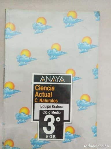 ANAYA CIENCIA ACTUAL CIENCIAS NATURALES 3 EQUIPO KRATOS