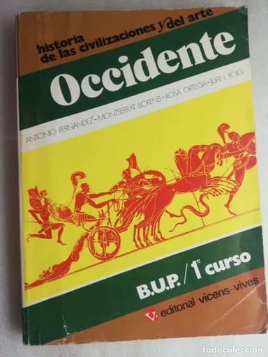 HISTORIA DE LAS CIVILIZACIONES Y DEL ARTE OCCIDENTE BUP 1ER CURSO VICENS - VIVES