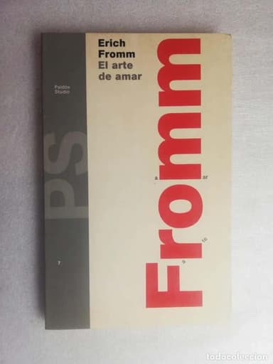 EL ARTE DE AMAR - ERICH FROMM
