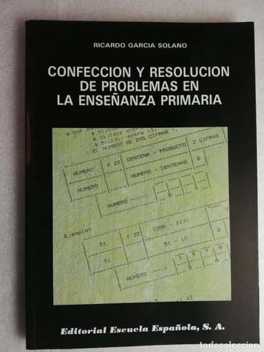 CONFECCIÓN Y RESOLUCIÓN DE PROBLEMAS EN LA ENSEÑANZA PRIMARIA - RICARDO GARCÍA