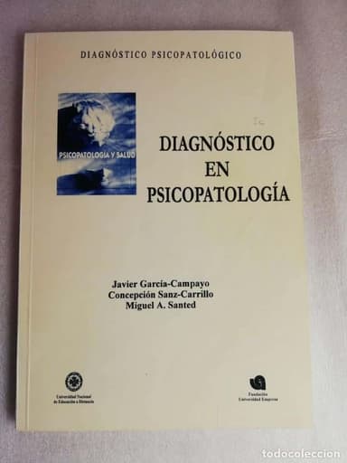 DIAGNÓSTICO EN PSICOPATOLOGÍA - JAVIER GARCÍA/UNED