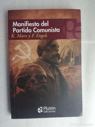 EL MANIFIESTO COMUNISTA MARX ENGELS PLUTON EDICIONES