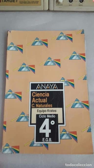 ANAYA 4 CIENCIA ACTUAL CIENCIAS NATURALES EQUIPO KRATOS