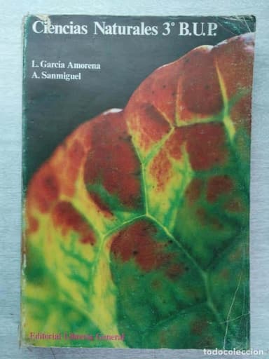 CIENCIAS NATURALES 3 BUP LIBRERÍA GENERAL1977