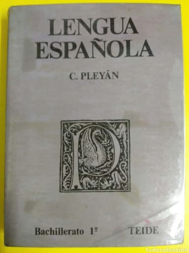 LENGUA ESPAÑOLA 1 BUP ED TEIDE C. PLEYAN