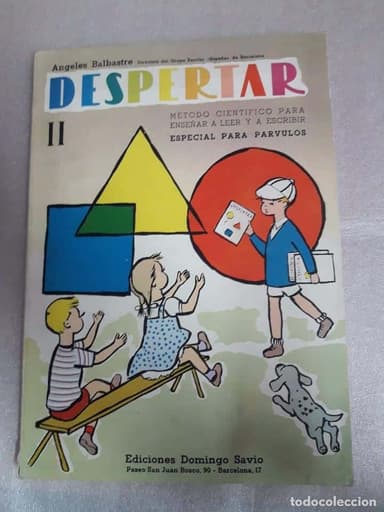 DEPERTAR II METODO PARA ENESEÑAR LEER Y ESCRIBIR PARVULOS . ED. DOMINGO SAVIO.1960