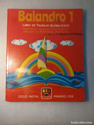 BALANDRO 1 EGB. MANGOLD