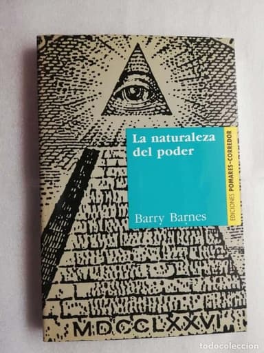 LA NATURALEZA DEL PODER, BARRY BARNES, EDICIONES POMARES CORREDOR,