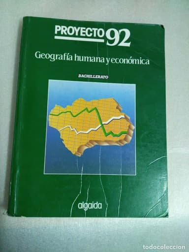 PROYECTO 92 GEOGRAFIA HUMANA Y ECONOMICA - EDIT. ALGAIDA