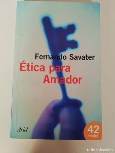 ETICA PARA AMADOR-FERNANDO SAVATER-EDITORIAL ARIEL