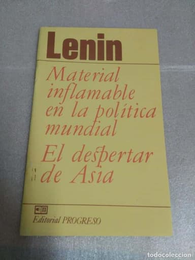 LENIN - EL DESPERTAR DE ASIA - EDITORIAL PROGRESO