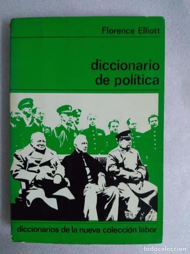 DICCIONARIO DE LA POLITICA EDITORIAL LABOR 1970