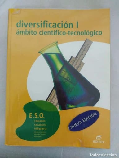 DIVERSIFICACION I AMBITO CIENTIFICO TECNOLOGICO . EDITEX VER INDICE