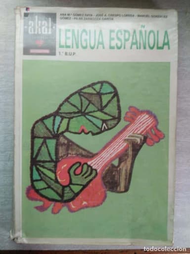 LENGUA ESPAÑOLA 1 BUP AKAL