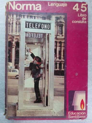 LIBRO DE CONSULTA NIVEL 4º, 5º. NORMA LENGUAJE. EDICIONES SANTILLANA
