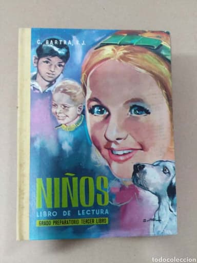 NIÑOS . LIBRO DE LECTURA 1964 . GRADO PREPARATORIO LIBRO III